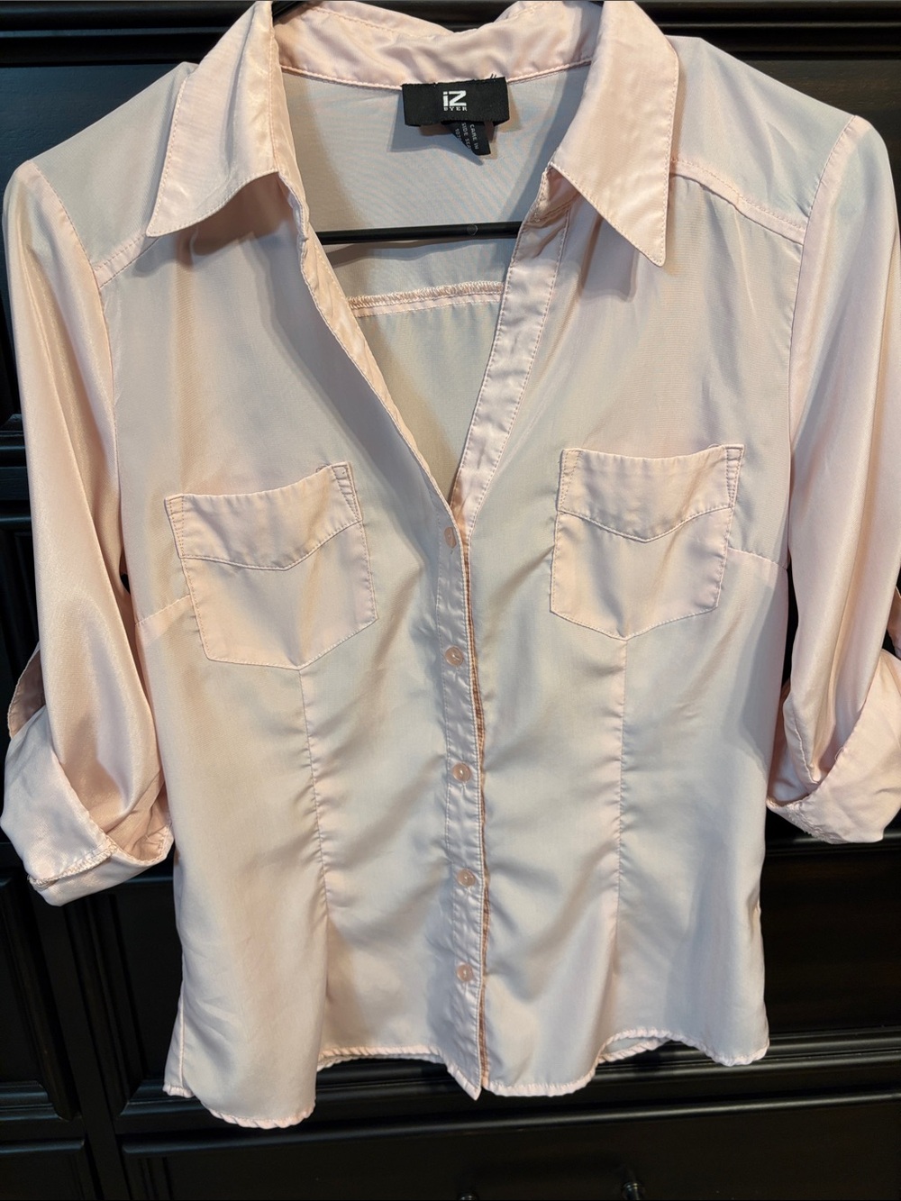 Iz Byer Pale Pink Blouse